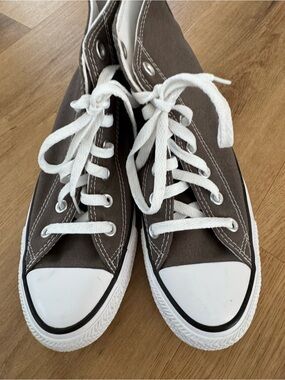Converse Kids High-Top Sneakers - Gray & White